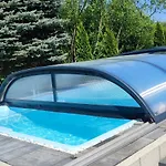 Chalet Viking Z Prywatnym Ogrzewanym Basenem Sauna Oraz Balia Z Jacuzzi