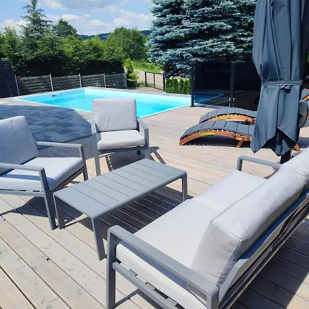 Chalet Viking Z Prywatnym Ogrzewanym Basenem Sauna Oraz Balia Z Jacuzzi