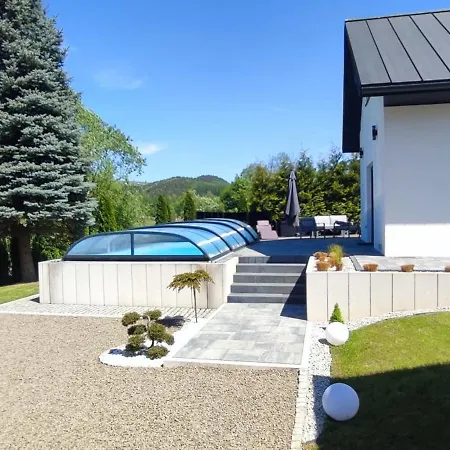Viking Z Prywatnym Ogrzewanym Basenem Sauna Oraz Balia Z Jacuzzi Dağ evi