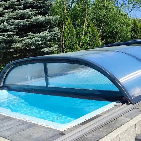Chalet Viking Z Prywatnym Ogrzewanym Basenem Sauna Oraz Balia Z Jacuzzi