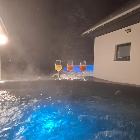 Viking Z Prywatnym Ogrzewanym Basenem Sauna Oraz Balia Z Jacuzzi
