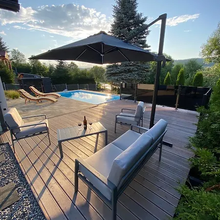 Chalet Viking Z Prywatnym Ogrzewanym Basenem Sauna Oraz Balia Z Jacuzzi Gródek Nad Dunajcem