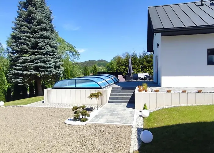 Viking Z Prywatnym Ogrzewanym Basenem Sauna Oraz Balia Z Jacuzzi Horská chata